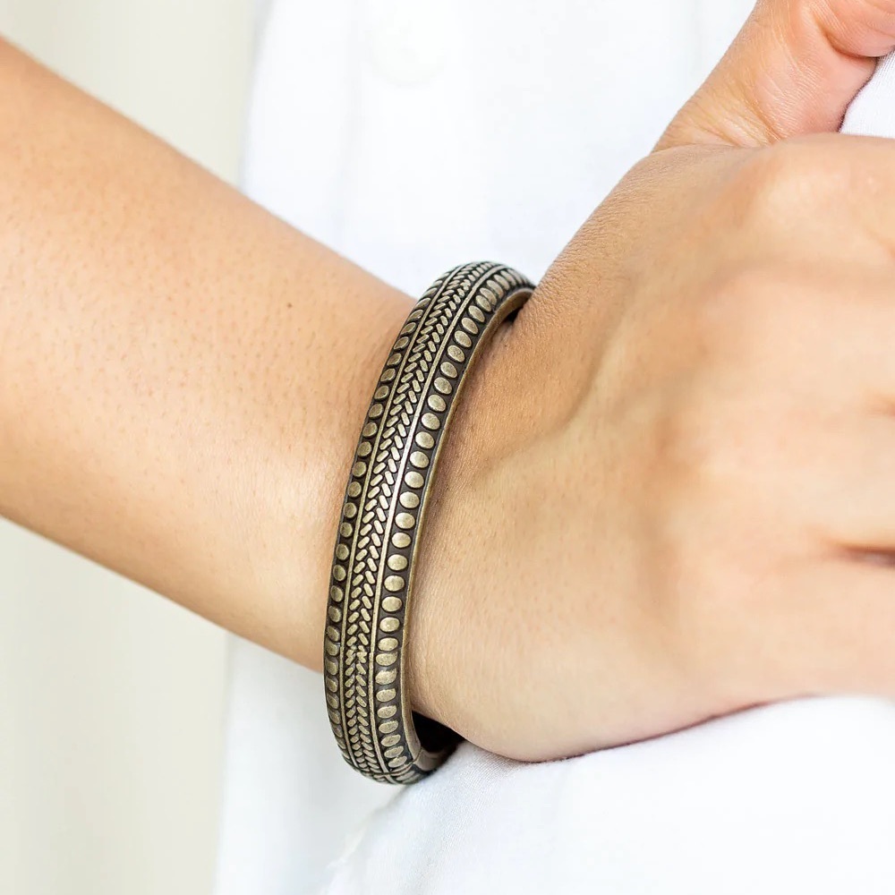 ❤️‍🔥5/$25❤️‍🔥 Zimbabwe Zen Brass Bracelet